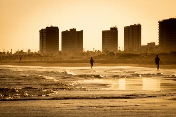 Sunset on beach - Aracaju - Brazil (Source_ Adobe Stock)